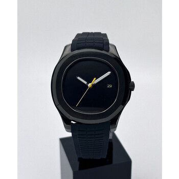 Custom Seiko Mod • Full Black Aquanaut w/ Yellow Seconds & Date • 42mm